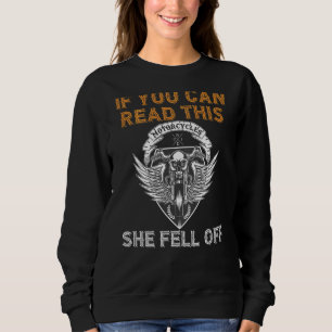 Camiseta Mens Se Você Pode Ler Isso Ela Caiu Da Moto
