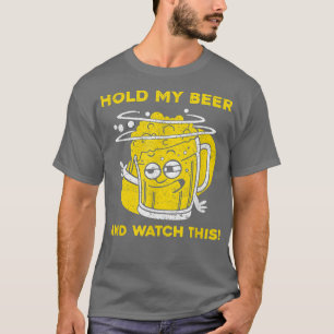 Camiseta Mens Seguram Minha Cerveja E Vejam Isso