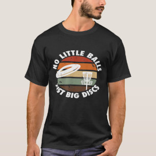 Camiseta Mens Sem Pequenas Bolas Apenas Grandes Discos Retr
