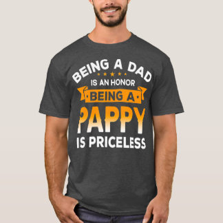 Camiseta Mens sendo um PAI é uma HONRA Ser uma PAPPY é