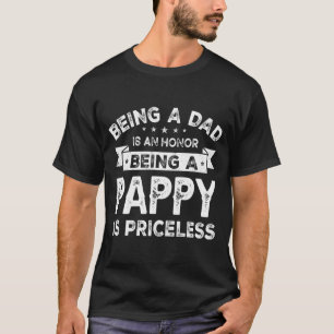 Camiseta Mens sendo um PAI é uma HONRA Ser uma PAPPY é