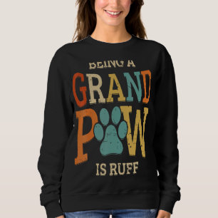 Camiseta Mens Sendo Uma Grande Pata É Ruff Dog Avô 1