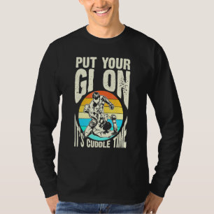 Camiseta Mens Seu tempo de amizade guerreiros de autodefesa