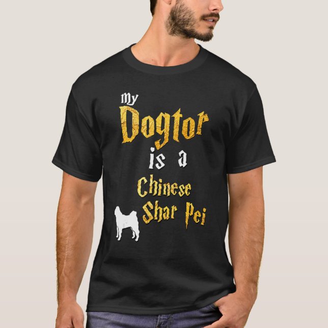 Camiseta Mens Shar Pei Shar Pei (Frente)