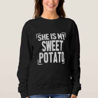 Camiseta Mens She Is My Sweet Potato I Yam Couples Thanksgi