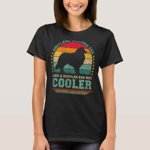 Camiseta Mens Shetland Sheepdog Pai Como Um Banho De Pai Re