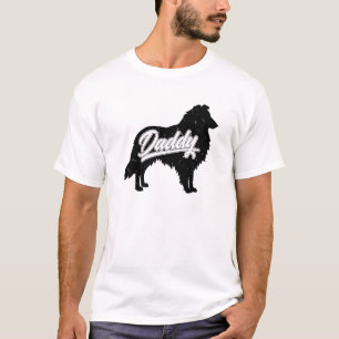 Camiseta Mens Shetland Sheepdog Pai Papa Pais De Shetl