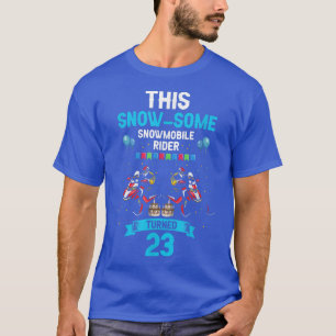 Camiseta Mens Skimobile Birthday Design para Snowmobile Win