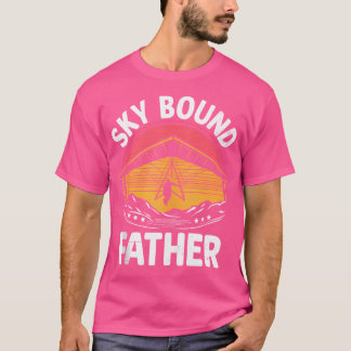 Camiseta Mens Sky Bound Father Hang Gliding Hang Glider Pil