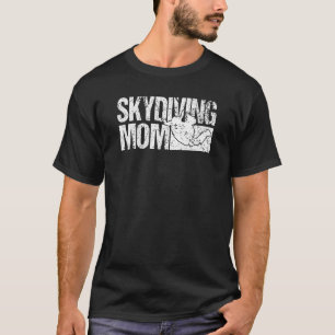 Camiseta Mens Skydiver Skydiving Mãe Skydiving