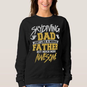 Camiseta Mens Skydiving Pai Como Um Pai Normal Mas Muito