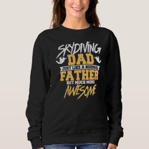 Camiseta Mens Skydiving Pai Como Um Pai Normal Mas Muito