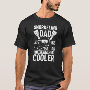 Camiseta Mens Snorkeling Diver Snorkel Snorkeler Fin