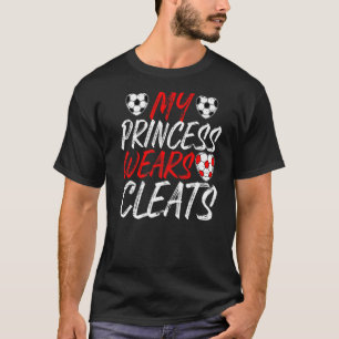 Camiseta Mens Soccer Roupa Filha Para Um Pai De Futebol Mãe