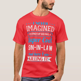 Camiseta Mens SonInLaw Gift  Super Cool SonInLaw 