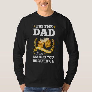 Camiseta Mens, sou a Pai que sou a Cerveja da Prova que te