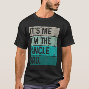 Camiseta Mens Sou eu o Tio Irmão Vintage Dia do Pai