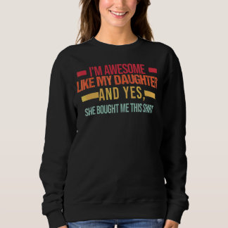 Camiseta Mens, sou incrível como minha Pai e filha