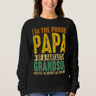 Camiseta Mens, sou o Pai Orgulhoso de um Avô Fantástico Gr
