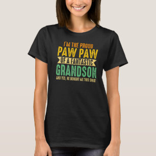 Camiseta Mens, sou o vovô da Paw Paw, orgulhoso