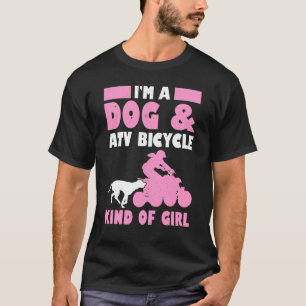 Camiseta Mens Sou Um Bicicleta Cachorro E Atv Tipo Biciclet