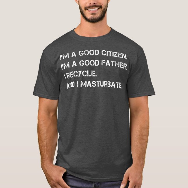 Camiseta Mens, sou um bom cidadão, bom padre. (Frente)