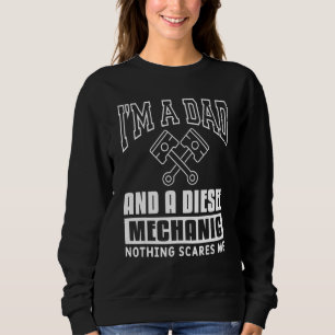 Camiseta Mens, sou um Pai e um motor diesel nada assusta