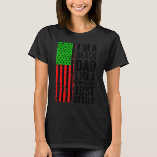Camiseta Mens, sou um Pai negro afro-americano.