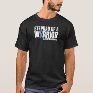 Camiseta Mens Stepdad De Um Acervo De Prevenção Ao Suicídio
