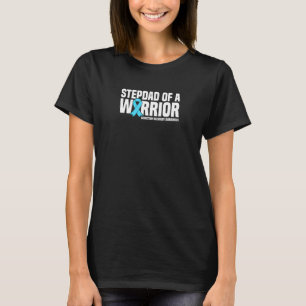 Camiseta Mens Stepdad De Um Alerta De Recuperação De Vício