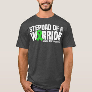 Camiseta Mens Stepdad De Um Guerreiro Sensibilização Para A