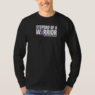 Camiseta Mens Stepdad De Um Guerreiro Violência Doméstica A