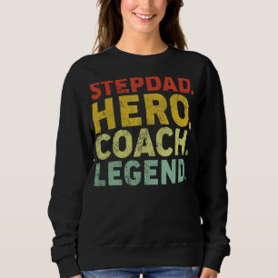 Camiseta Mens Stepdad Hero Coach Legend Stepdad Coach Fath