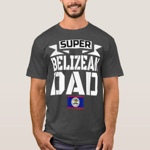 Camiseta Mens Storecastle Super Belizean Pai Presente do Pa