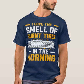 Camiseta Mens Street Drag Racer Eu Adoro O Cheiro De Queima