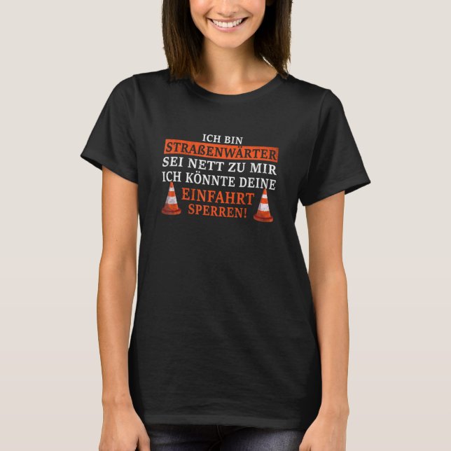 Camiseta Mens Street Keeper E Ideia De Construtor De Estrad (Frente)