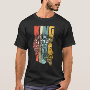 Camiseta Mens Strong Black King African American Tee Natura