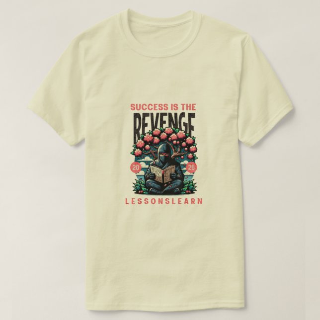 CAMISETA MEN'S SUCCESS REVENGE LESSONS LEARN T SHIRT  (Frente do Design)