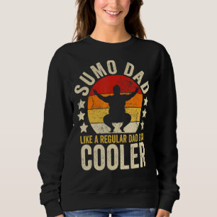 Camiseta Mens Sumo Pai Como Um Pai Regular Mas Um Pai Mais 