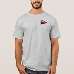 Camiseta Mens' T com logotipo frente e traseiro