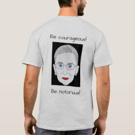 Camiseta Mens t-shirt, RBG seja notório!