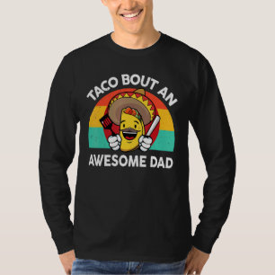 Camiseta Mens Taco Sobre Uma Incrível Comida Mexicana