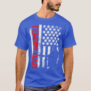 Camiseta Mens Tênis dos EUA Bandeira Americana Para Gordura