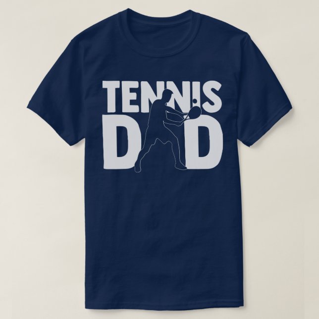 Camiseta Mens Tennis Dad  (Frente do Design)
