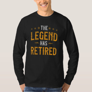 Camiseta Mens The Legend Has Retired Retirement Men