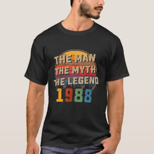 Camiseta Mens The Man Myth Legend Vintage 1946 76th Birthda
