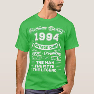 Camiseta Mens The Man Myth Legend Vintage 1994 28th Birthda