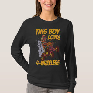Camiseta Mens This Boy ama 4 Wheelers Quad Bike Atv Gear