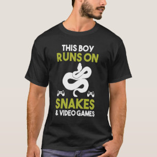 Camiseta Mens This Boy Executa Em Cobras E Videos games