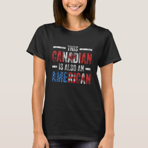 Camiseta Mens This Canadense Também É Um Dia Americano Do C